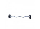 Фиксированная кривая штанга Live Pro Ez Curl Urethane Barbells LP8011-20 20кг