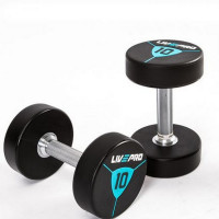 Гантели в уретане 46 кг Live Pro Premium Urethane Dumbbells LP8000-46