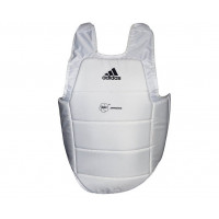 Защита корпуса Adidas Chest Guard WKF белая adiP03