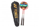 Набор для бадминтона 2 ракетки в чехле Yonex Replika E43163-2 красный