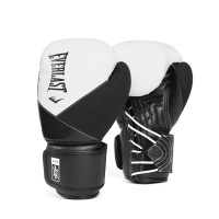 Перчатки тренировочные Everlast Protex PU 16oz P00003366 белый\черный