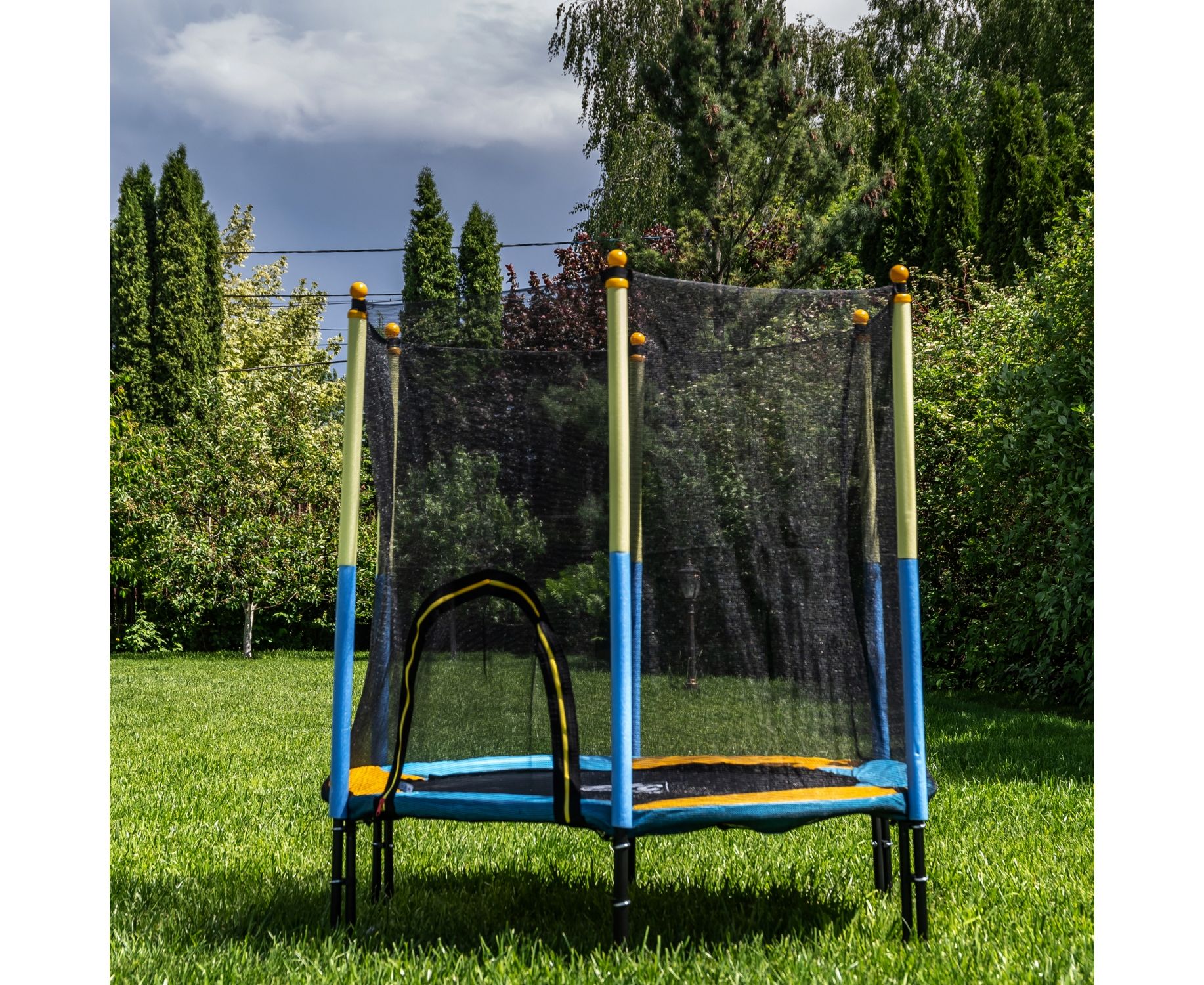 Батут DFC Jump kids 60" (150см) 60INCH-JD-BY желто-синий 1834_1500