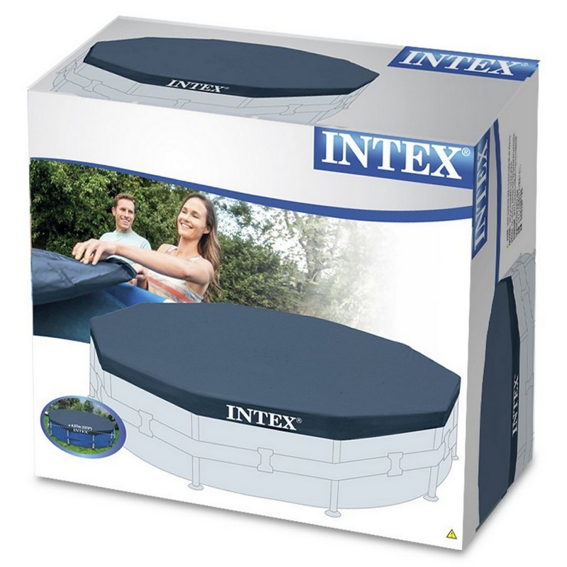 Тент для круглого каркасного бассейна 366х366см intex 28031 800_800