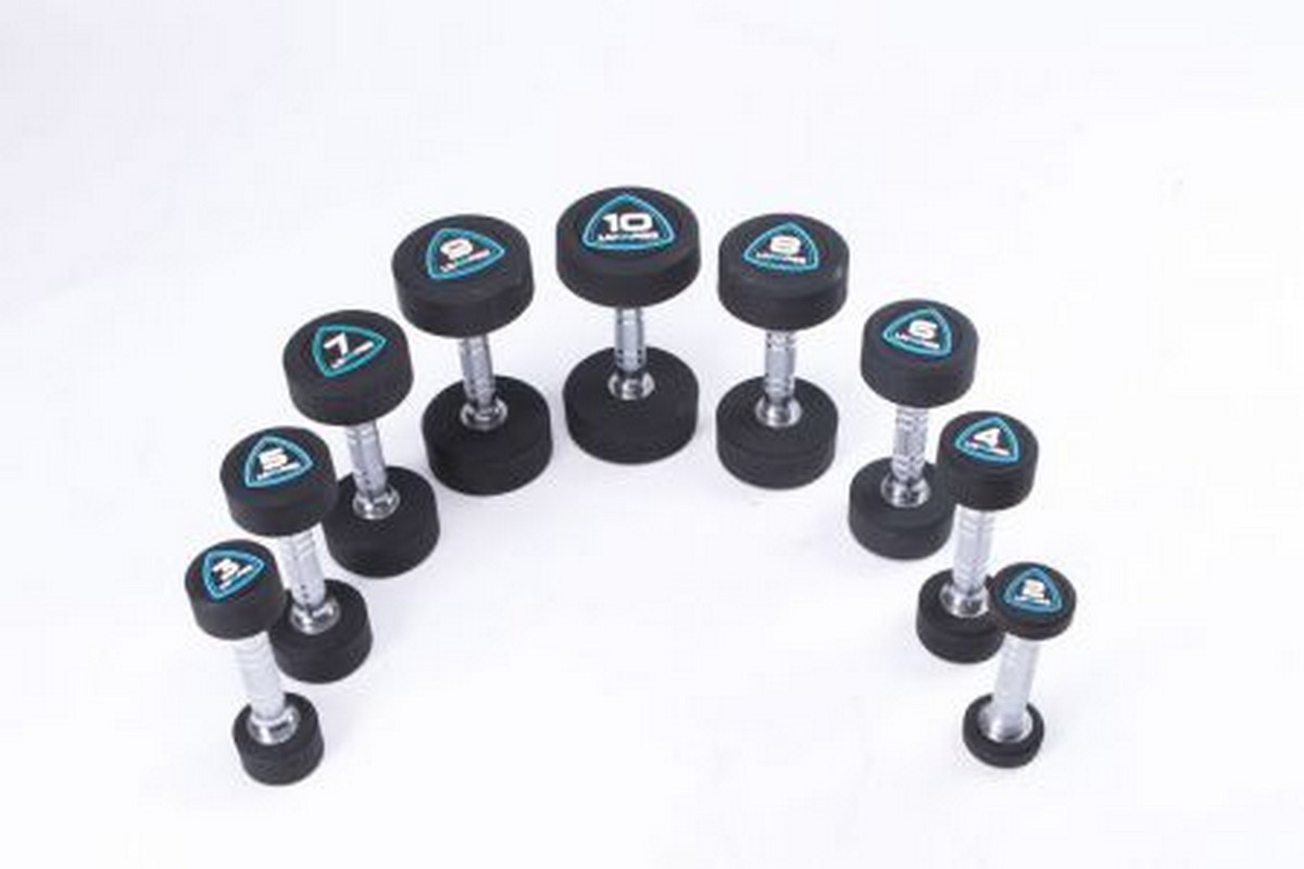 Гантели в уретане 9 кг Live Pro Studio Dumbbells LP8075-09 1200_800