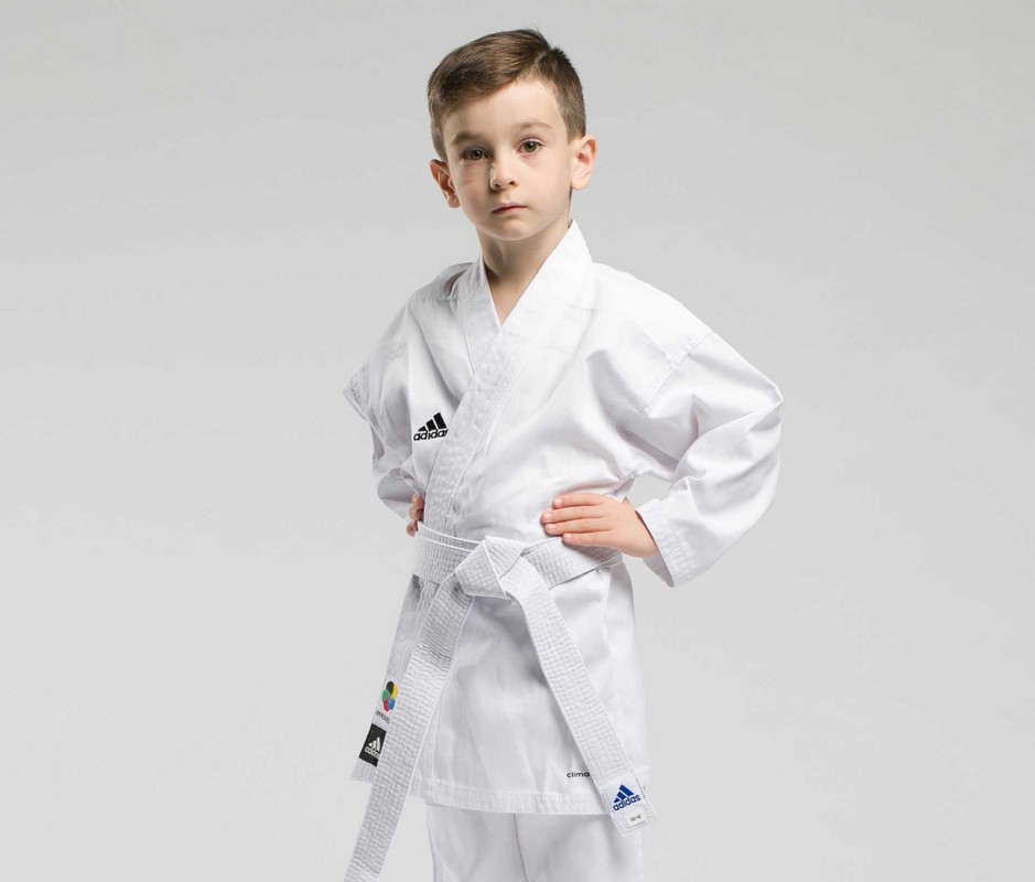 Кимоно для карате подростковое Adidas Club Climacool WKF белое 939_800