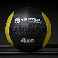 Медбол 4кг, со шнуровкой YouSteel 120_120